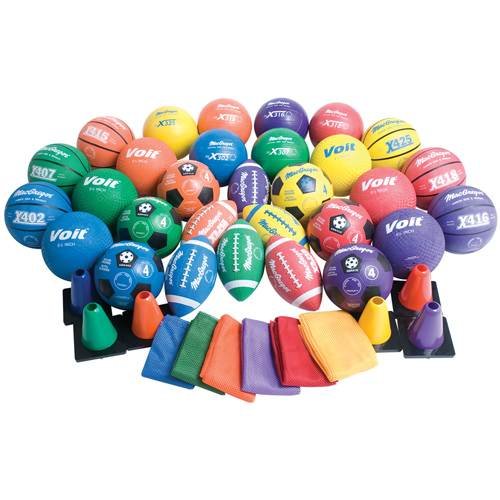 ATHLETIC SPECIALTIES BSN Sports Sports Equipment 6-Color Pack (Recess Equipment Package) - Set