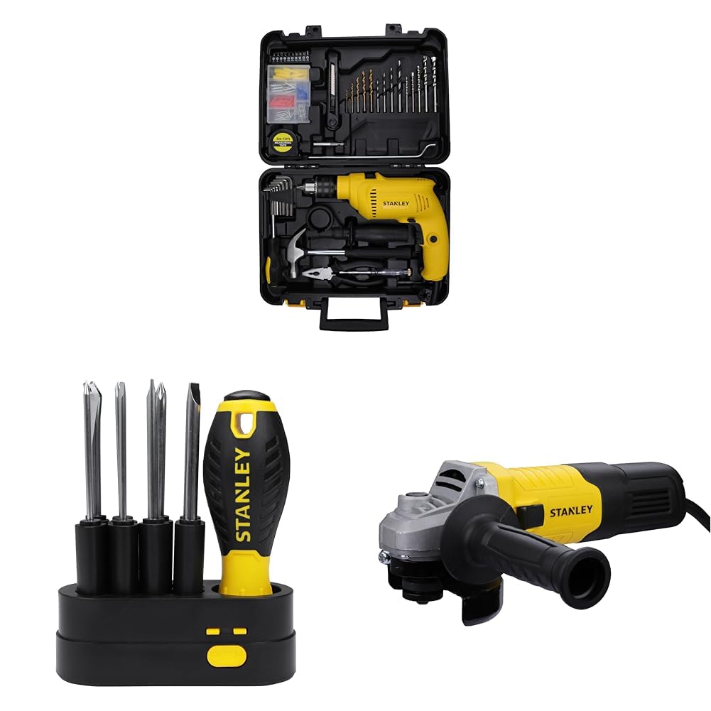 Stanley Sdh600kp 600w 13mm Corded Hammer Drill Machine And Hand