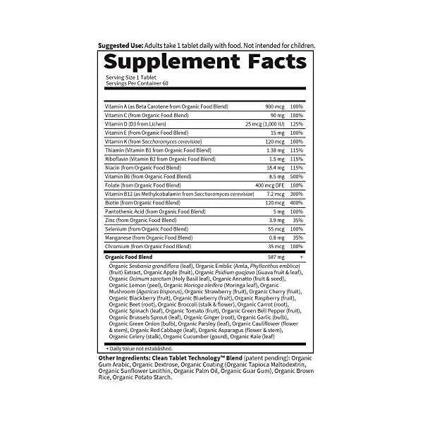 Garden-of-Life-Multivitamin-for-Men-mykind-Organic-Mens-Once-Daily-Whole-Food-Vitamin-Supplement-Tablets-Vegan-60-Count Garden of Life Organics Multivitamin for Men - Men's Once Daily Whole Food Vitamin Supplement Tablets, Vegan, 60 Count