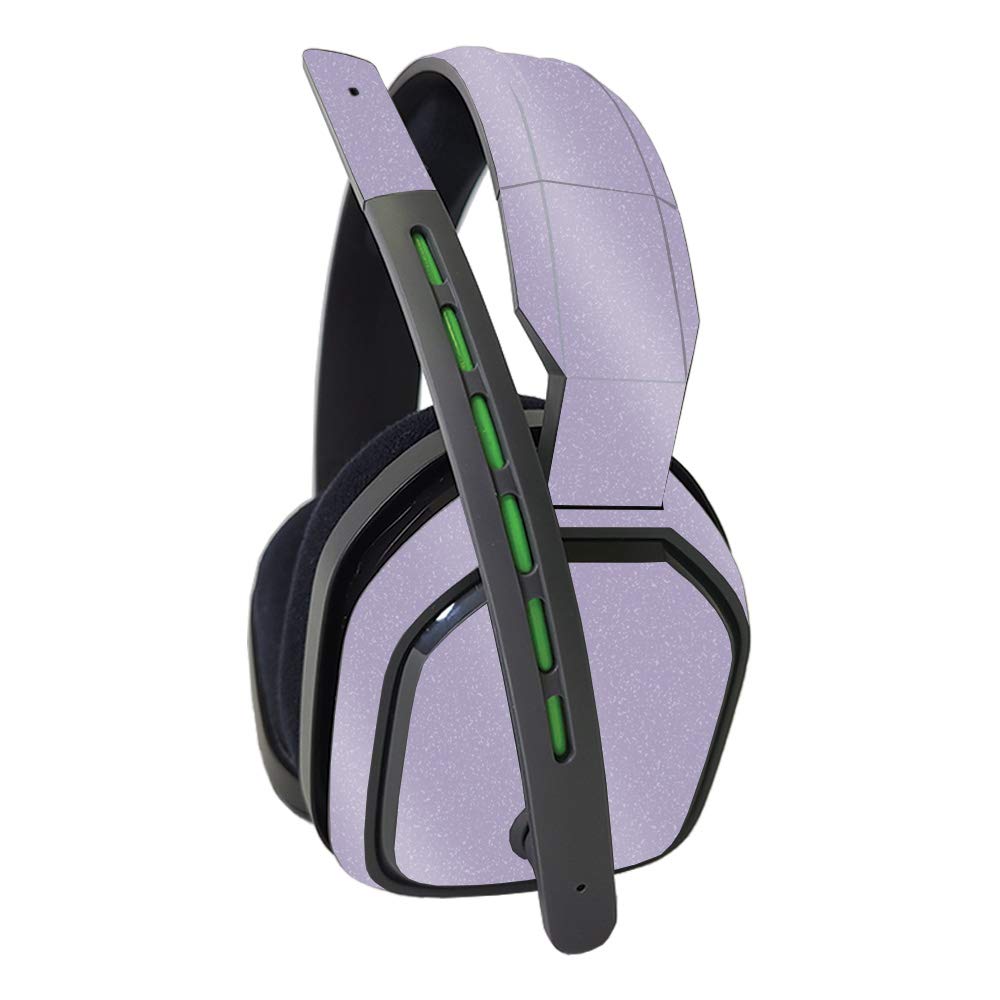 MightySkins Glossy Glitter Skin Compatible with Astro A10 Headset - Solid Lavender | Protective, Durable High-Gloss Glitter Finish | Easy to Apply and Change Styles | Made in The USA