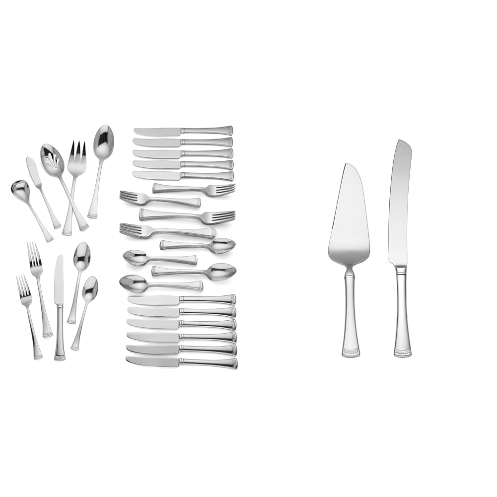Amazon.com: Lenox Portola 65-Piece Flatware Set with 2-Piece