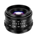 JINTU 35mm f1.2 Fix Prime Lens for Sony E-Mount Mirrorless A6100 A6600 A6400 A7IV A7II A7III A7RIII A6000 A6500 A5000 A5100 A6300 NEX 3 5R Black Metal gallery image