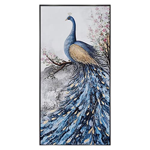 Diamond Painting Paon XL pour Décoration Murale de Salon Kit Créatif Adulte Chambre