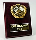 Plaque de sport automobile personnalisée 12,7 x 10,2 cm