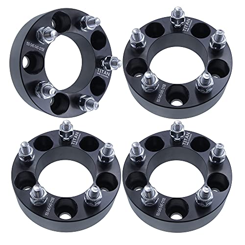 4pc 1.50" Wheel Spacers | 5x4.5 Adapters | 12x1.5 Studs | Fits Chevy Fits Buick Fits Cadillac Fits Oldmobile Fits Pontiac