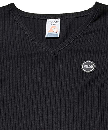Colcci Fun Blusa Canelada, 12, Preto