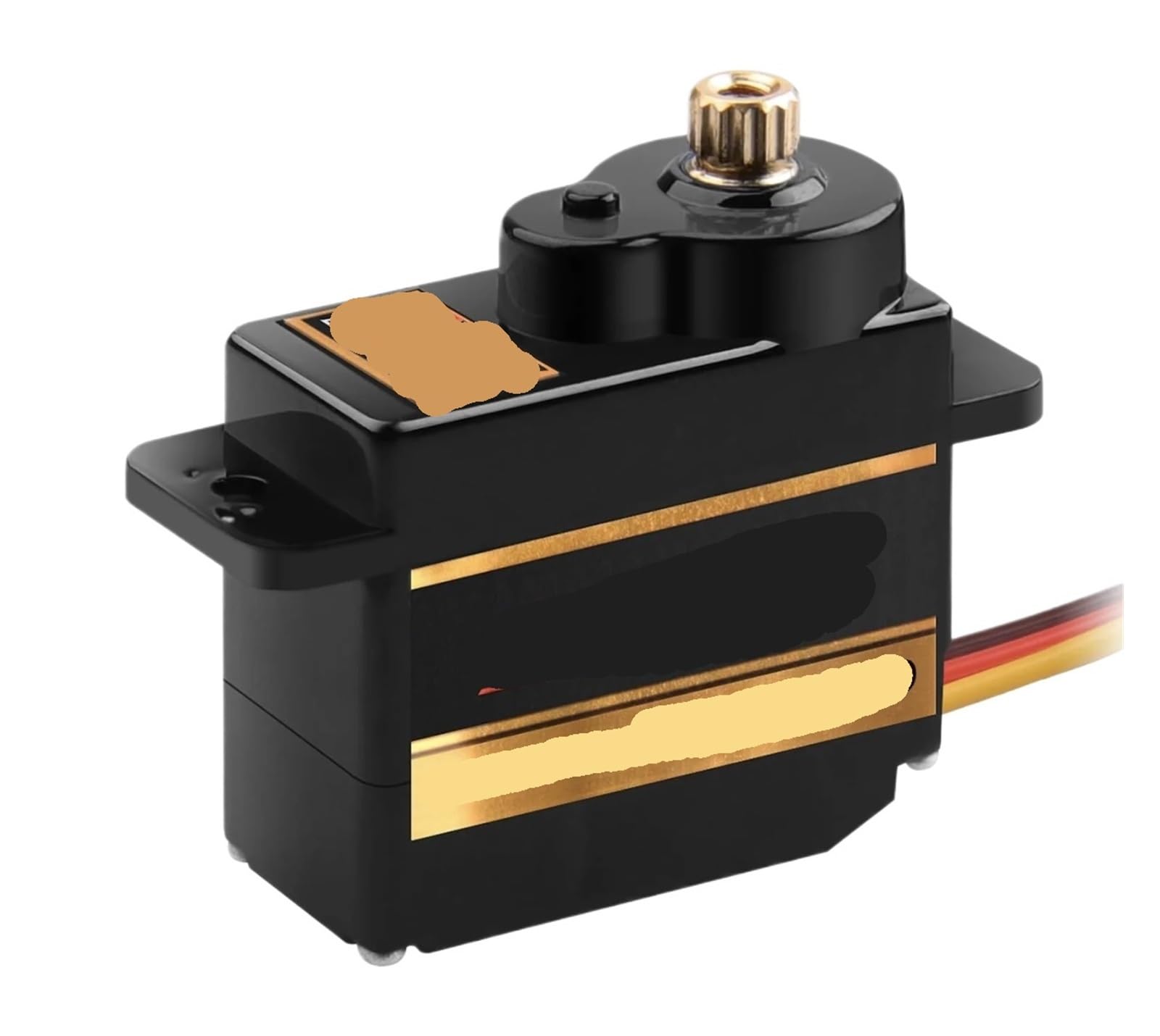 1-8 pezzi ES08MA II 12g Mini 15T Servomotore simulato con ingranaggi in metallo(1PCS ES08MA II)