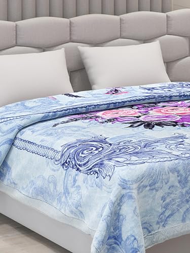 Image of Monte Carlo Rustom (1300 GSM) Luxury 3 Ply Double Bed Blanket for Heavy Winter Size (2.20 m x 2.40 m) 7 KG