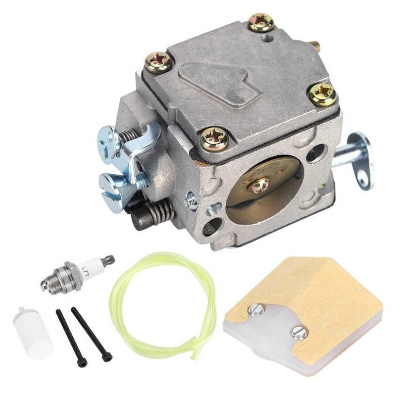 Accesorios de herramientas Chainsaw Carburetor Encendido Bobina Aire Filtro de combustible Jardín Herramientas Juego de reemplazo Ajuste for Jonsered 625 630 625 Piezas de motosierra