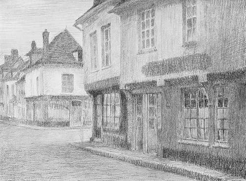 Image sur toile pour habiller un mur vide peinture rue de Beauvais style nordique