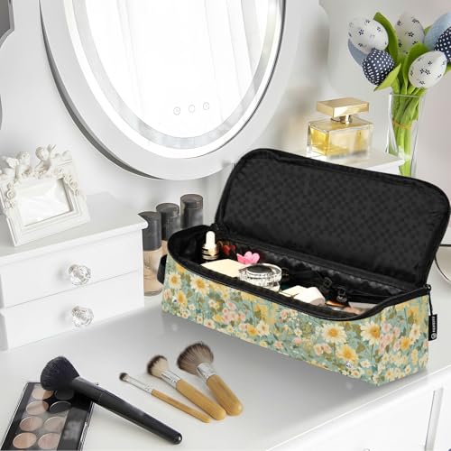 Bolso de viaje para herramientas de cabello Colorful Flower miniatura 6