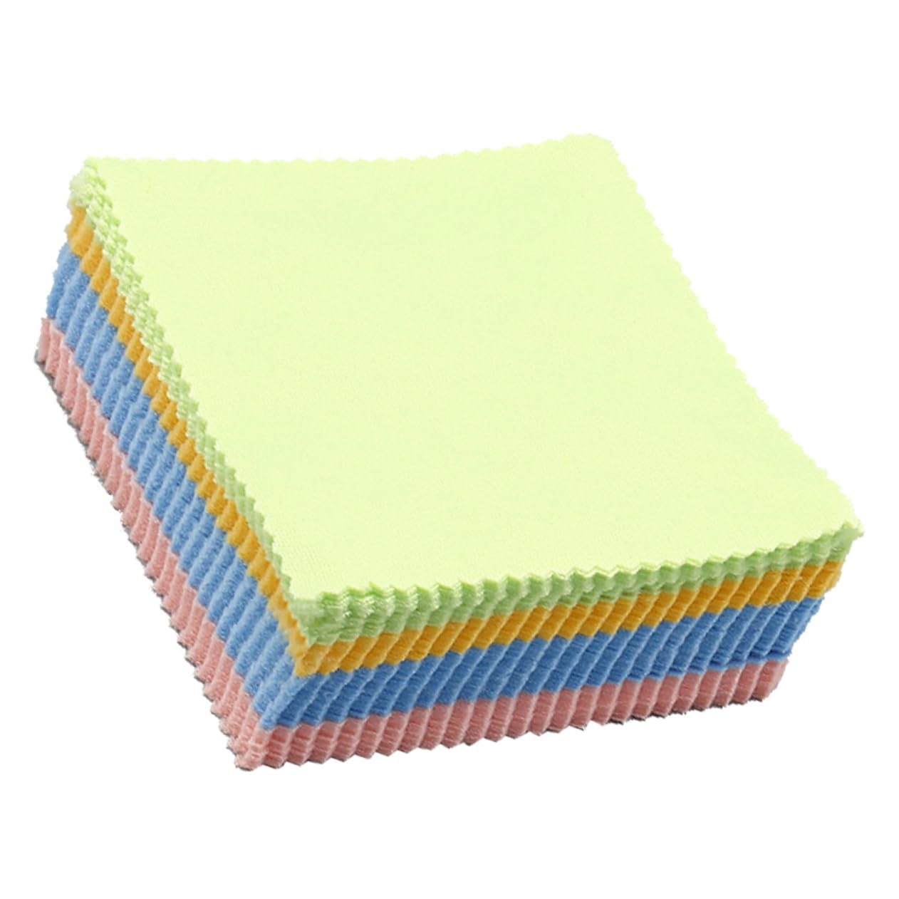 FRCOLOR 500 Pièces Chiffon à Lunettes Chiffons Pour Lunettes Lingettes Nettoyantes Pour Lunettes Petit Chiffon De Nettoyage Pour Lunettes Tissu à Lunettes Lingettes Pour Lunettes Tricot