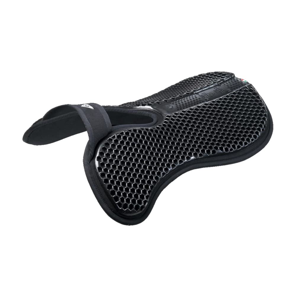 Wither Free Hexagonal Gel & Memory Foam Half Pad - Black