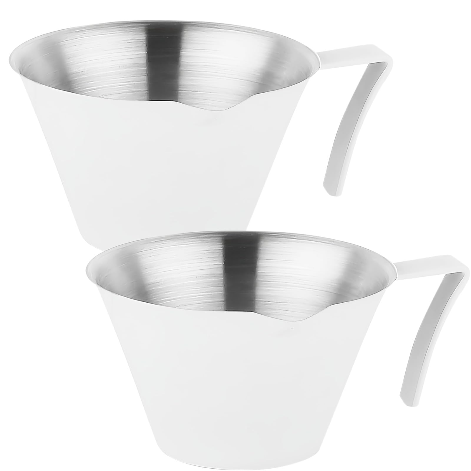 Vaso Medidor Tazas De Espresso YARRAMATE - Acero Inoxidable, Doble Escala - 3.4 Oz Accesorios Cafe