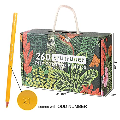 Bajotien 520 Coloring Pencils For Adults Coloring Books,Colored Pencils Set For Artists Drawing,Sketching,Double 260 Drawing Pencils Art Supplies Gift For Parents Kids Couple #TOP2