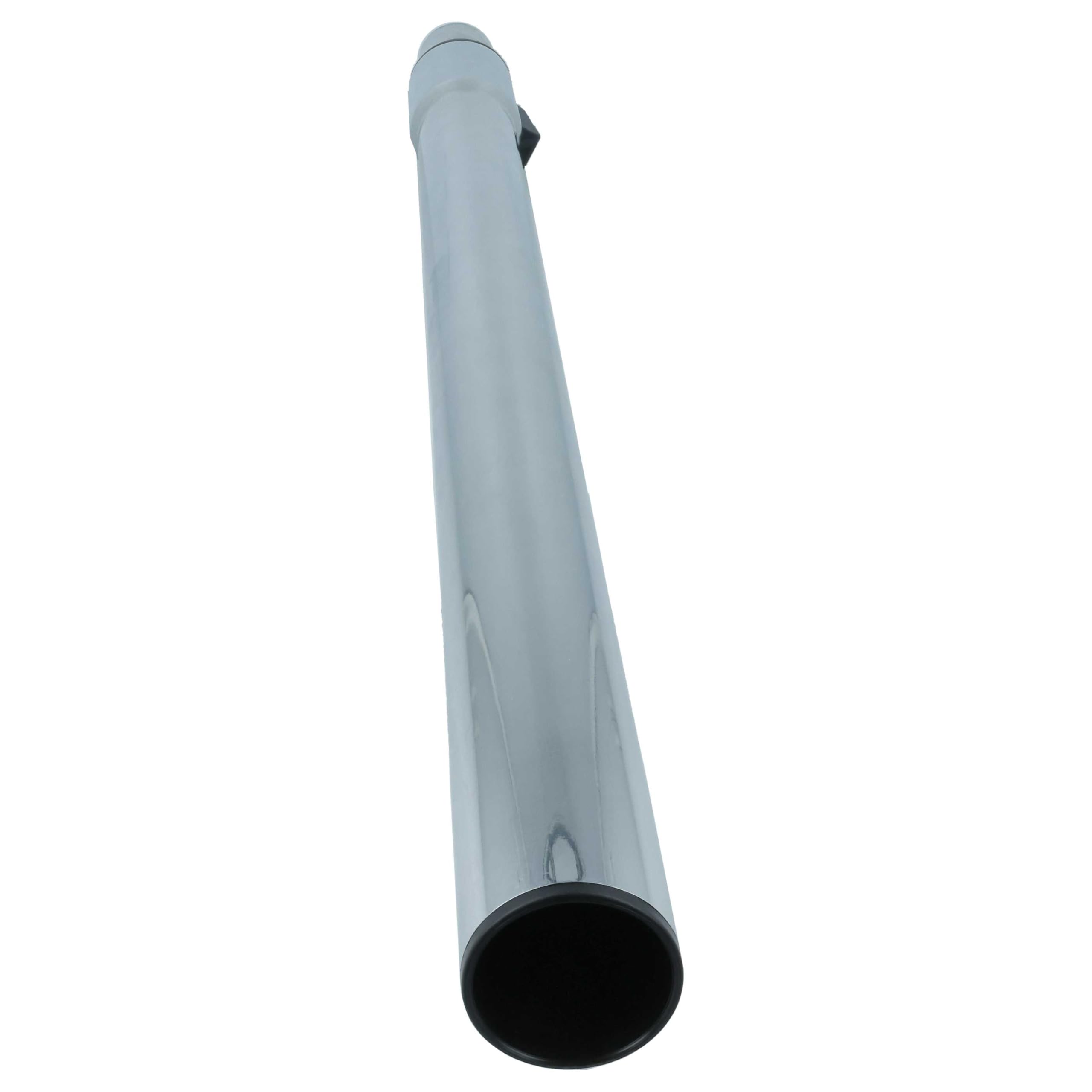 vhbw Tubo aspirador compatible con Dirt Devil M2288, M2831-4, M2838, M2288-0, M2288-3 aspiradora - conexión de 32 mm, 58-96 cm, cromado