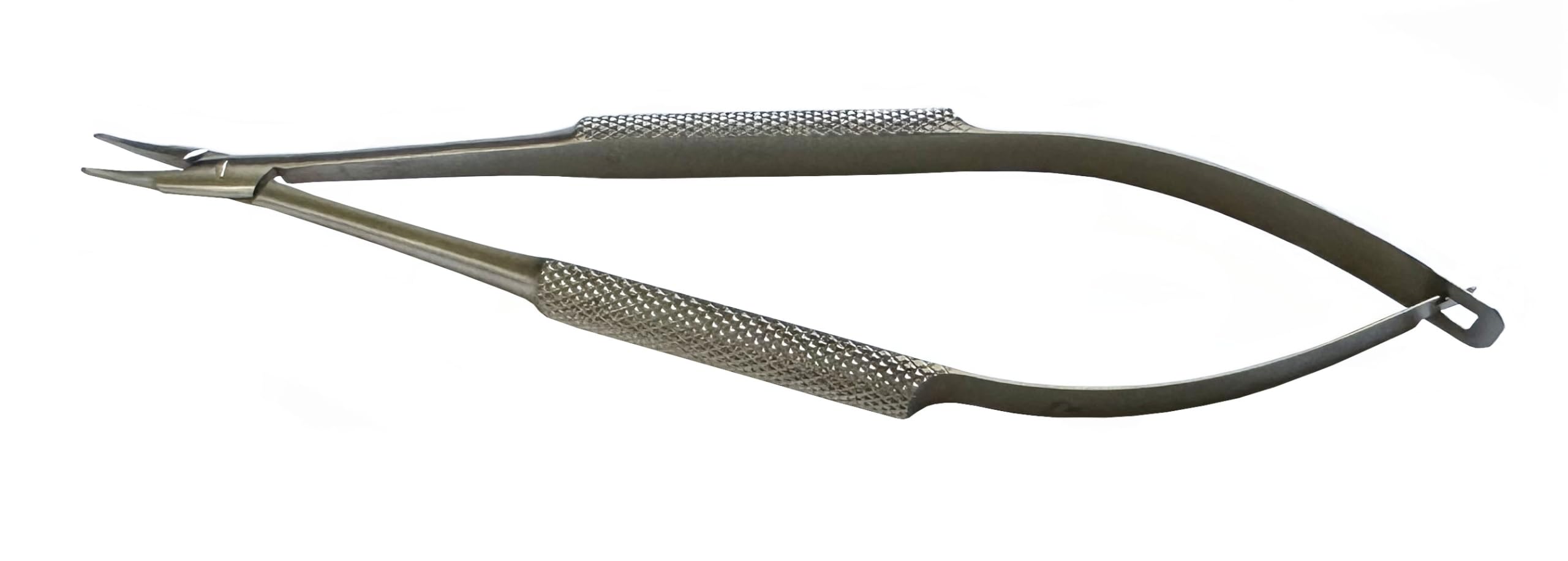 Barraquer Needle Holder, Curved w/Out Lock