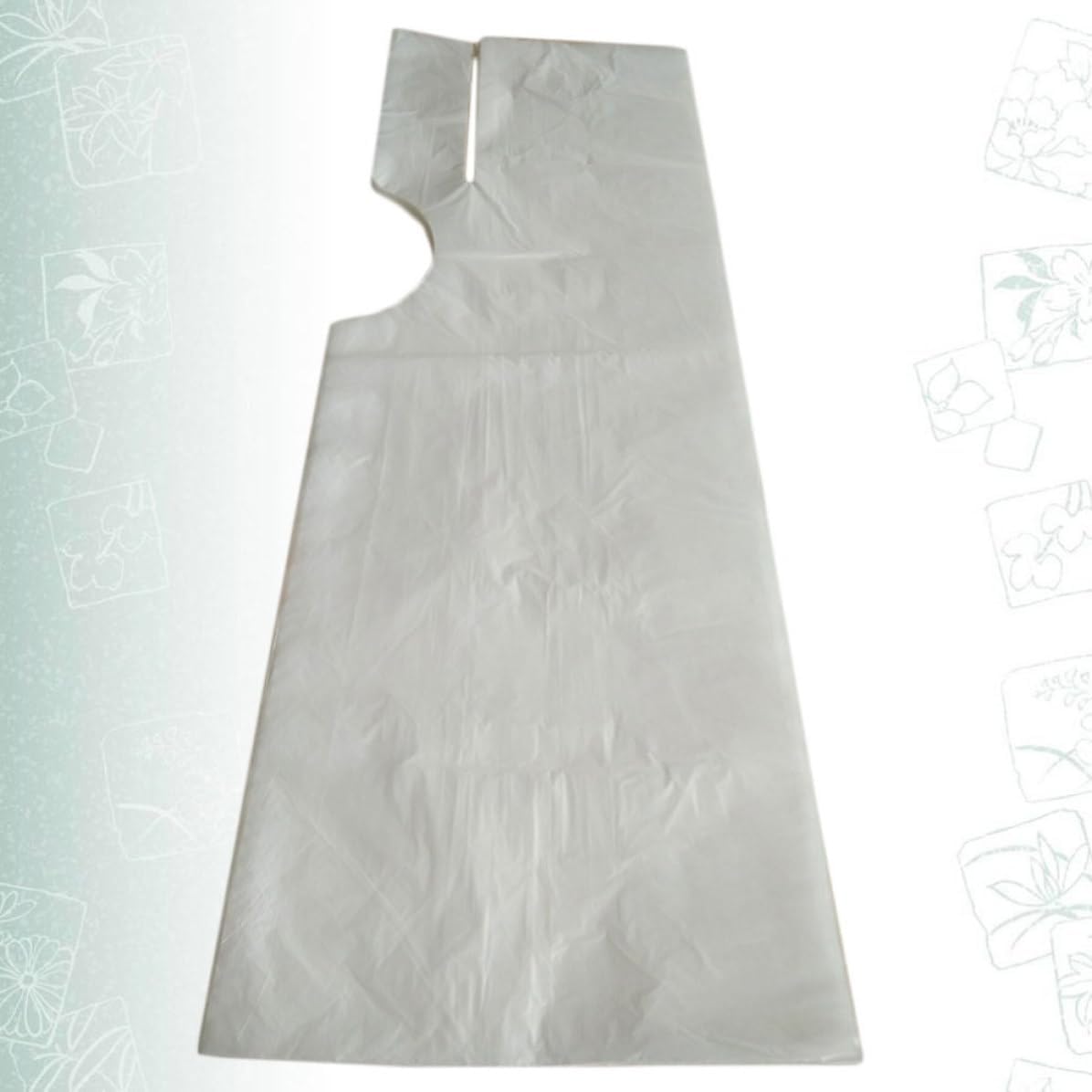 BESTYASH 400pcs Disposable Barber Apron Hairdressing Cape Made of Pe Material, Protective Clothing Cover for Home and Perming Use, Lightweight and Practical Barber Accessories