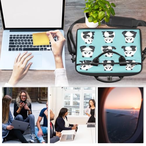Maletín para portátil con diseño de panda para 15 pulgadas miniatura 6