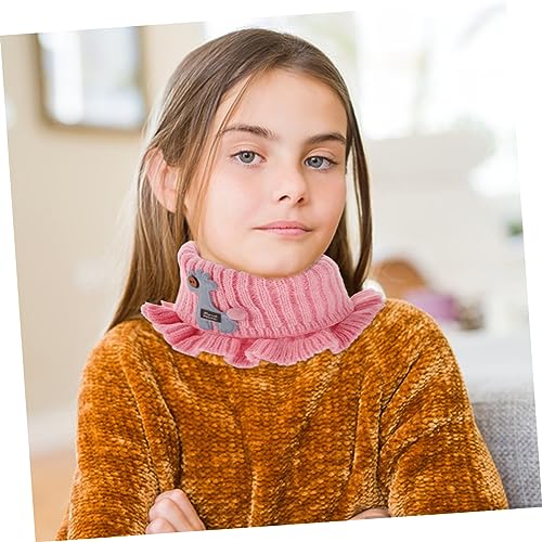 Homoyoyo Boys and Girls Knitted Scarf Warm Neck Wrap for Boys Girls Soft Cartoon Design for Outdoor Activities Warmer for Toddlers for Cold Weather3