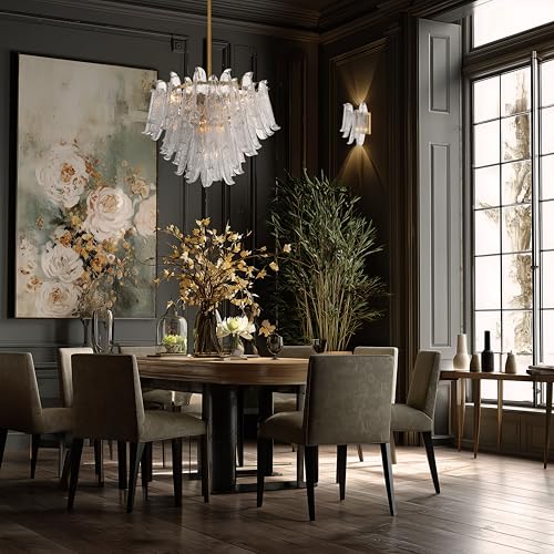 Metropolitan N1998-732 Regent 13 Light 28" Wide Chandelier - Legacy Brass with Clear Crackled Glass by Metropolitan - Image 2