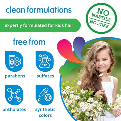Image of Natural Anti Lice & Nits Remover Shampoo | With Rosemary, Tea Tree & Neem Oil Extracts | Anti-Nits Treatment Shampoo for Kids - Lice & Nits, Lousy Hair Removal - Natural Lice Cleansing & Protection Smoothing Hair Shampoo(Free Lice Comb)(Pack of 1 = 200 ml)