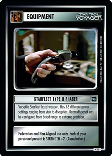 STAR TREK CCG 1E VOYAGER STARFLEET TYPE II PHASER 42S