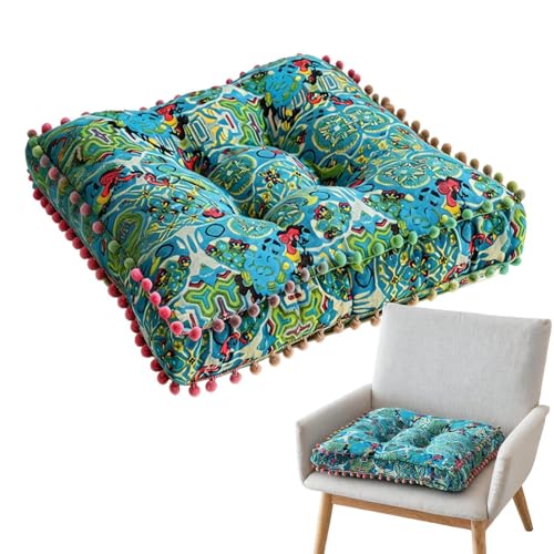 Cojines acolchados asiento cocina boho con acabados premium 2