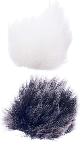 Shiwaki 2pcs Revers Mikrofon Windschutzscheibe Windschutzscheibe Muff Mic Abdeckkappe 15mm