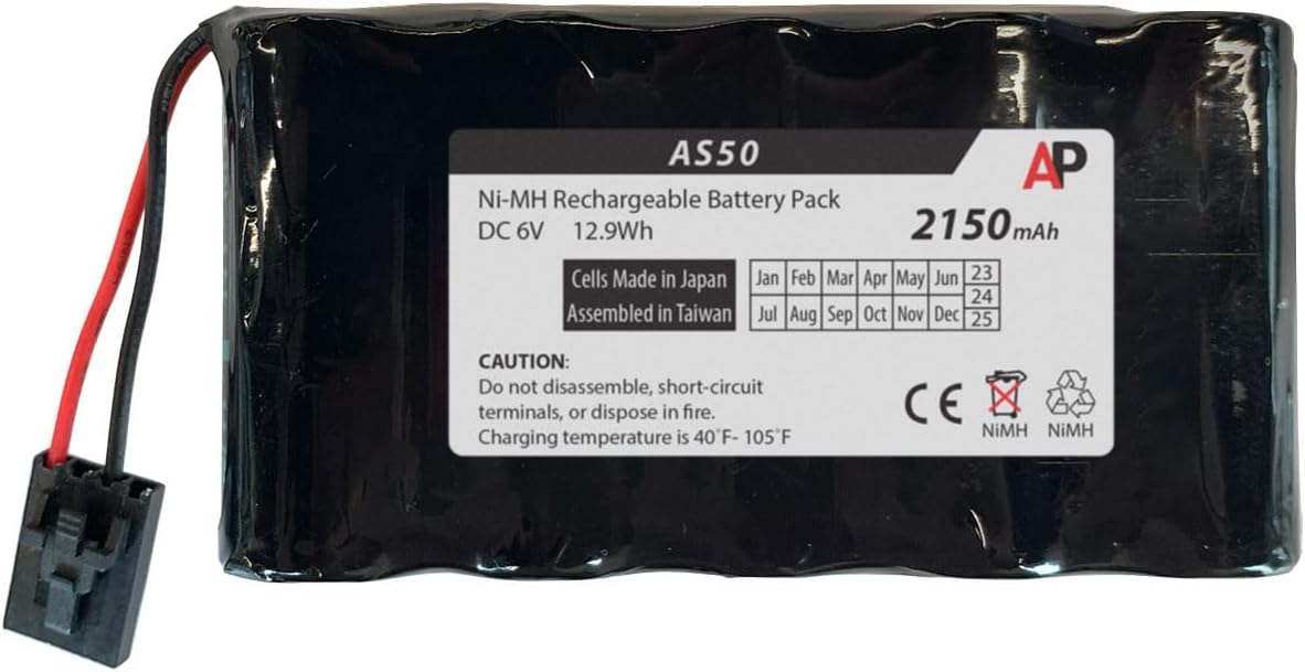 Replacement Battery for Baxter AS40, AS50, and AS60 Series Infusion Pump - Replaces 5601 and B11056