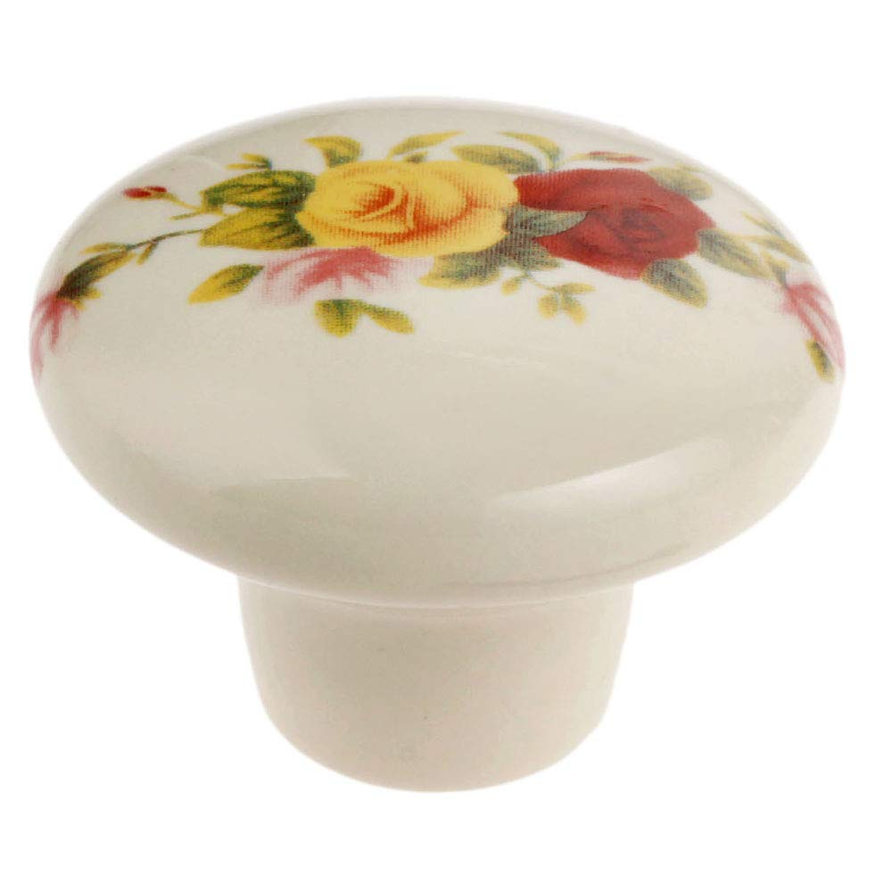10 pomelli in Ceramica, Maniglie per cassetti, armadi, cassettiere, armadi, Guardaroba, mobili, Porte, cucine e Bambini, Decorazioni per mobili per Bambini (Stile 4)