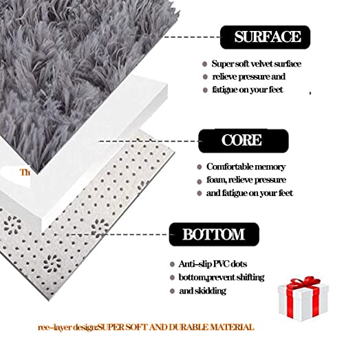 SpyFlyLie Rugs Living Room Super Fluffy Soft Touch Rug Thickened Washable Bottom Anti-Skid Large Area Rugs Indoor Modern Home Decor Floor Carper with 8 free anti slip stickers - Image 2