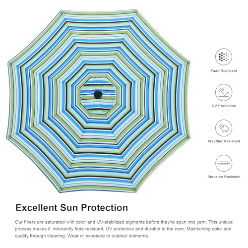 Image of ABCCANOPY 9FT Patio Umbrella Outdoor 8 Ribs Table Umbrella