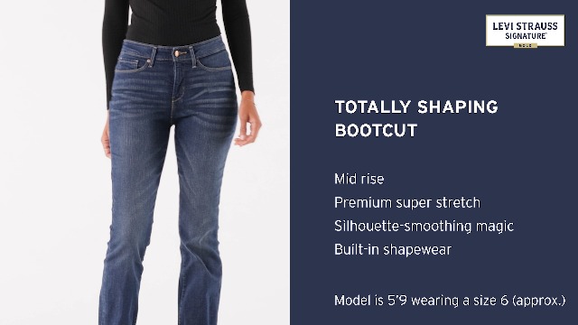 Levi Strauss Signature Gold Women's Totally Shaping Bootcut Jeans