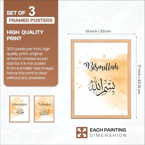 Image of NoWorries Wall decor Paintings for Office Decor and Home Decor /Framed Paintings for Home Wall, living room decoration - (Synthetic Wooden Frame)(Framed Poster Multicolor) (IS - 10, 13x17 inches)