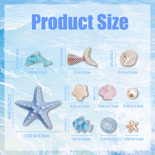 24 imanes decorativos tema playa para refrigerador miniatura 3