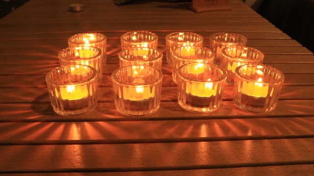 Nuptio - Juego De 3 Portavelas De Vidrio Para Velas De Té, Portavelas