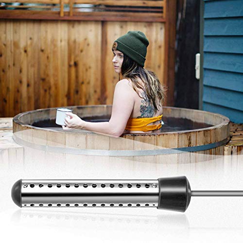 Immersion Water Heater,GESAIL Submersible Water Heater 304 Stainless Steel Guard, Pool Heaters For Above Ground Pools To Heat 5 Gallons Water In Minutes (Black) - Thumbnail 6