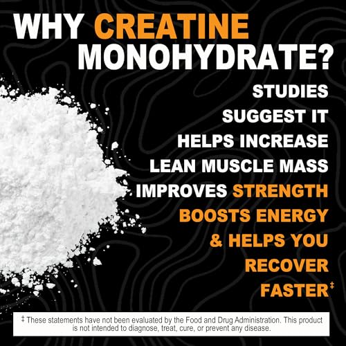 It's Just! Creatine Monohydrate Powder, Unflavored, 500g / 100 Servings — view 3