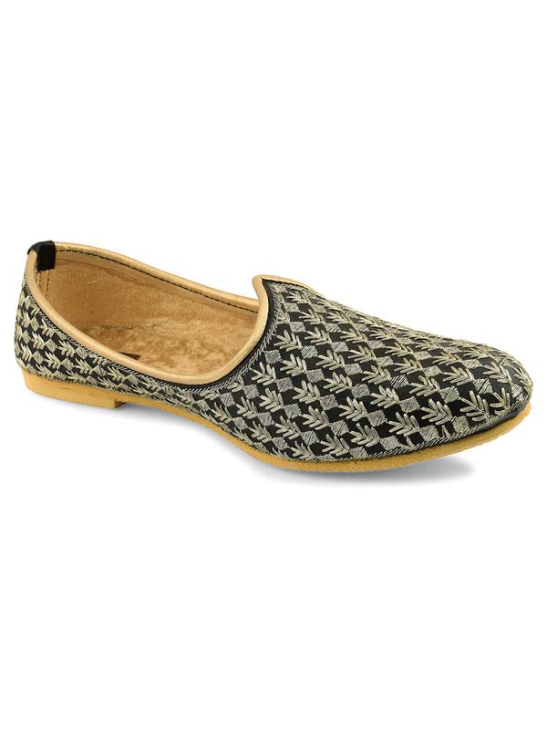 desi colour Men Wedding Mojari/Sherwani/Loafer Ethnic Footwear Punjabi Jutti- Designer Men's Wear Collection2-picture-14