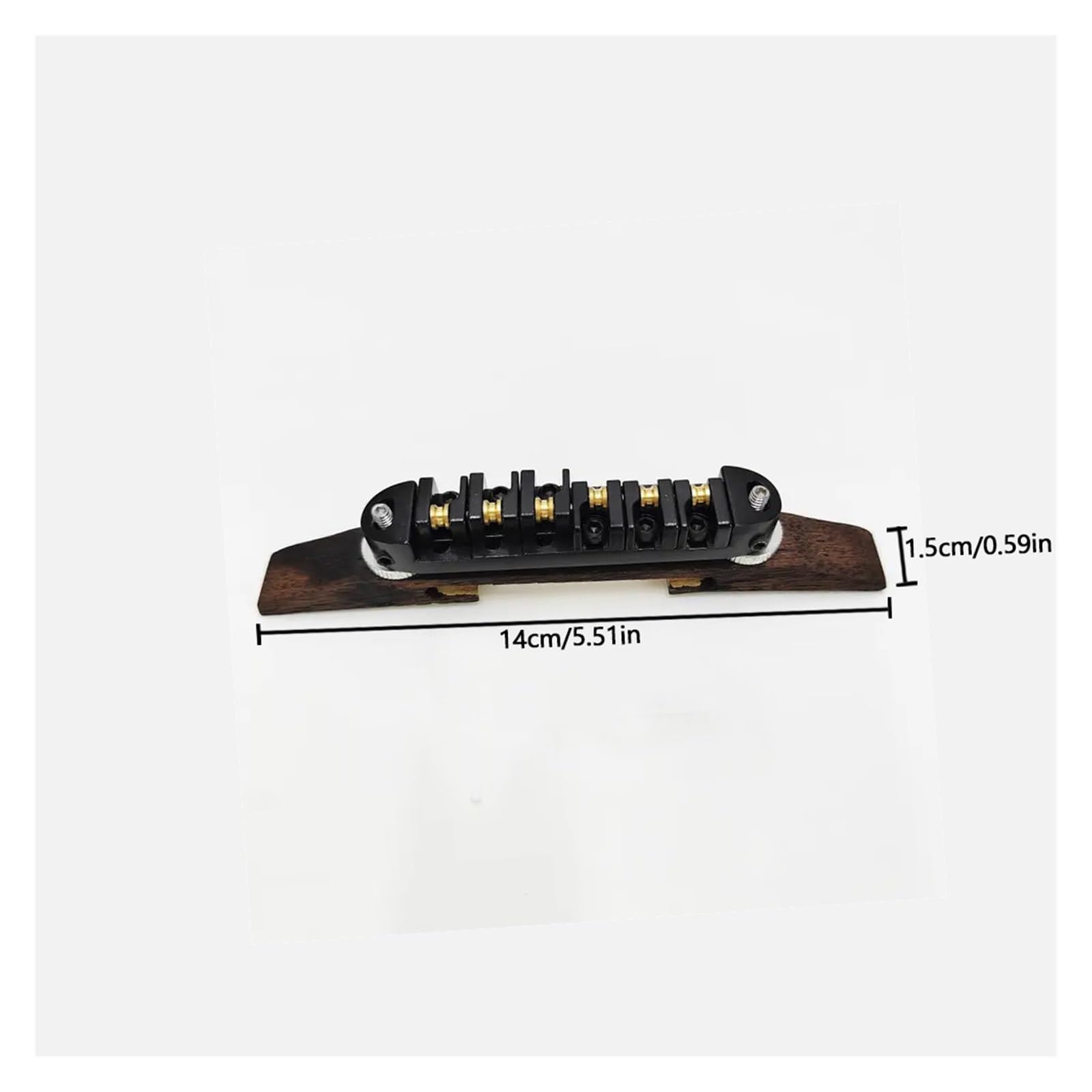 Sillín De Puente De Guitarra De Palisandro | Sillín de rodillo for puente de guitarra de palisandro - Juego de repuesto eléctrico Jazz