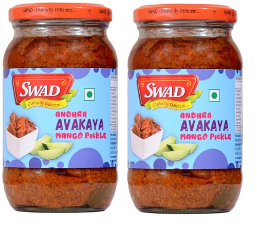 Image of SWAD Andhra Avakaya Mango Pickle - 400gm (Pack of 2)