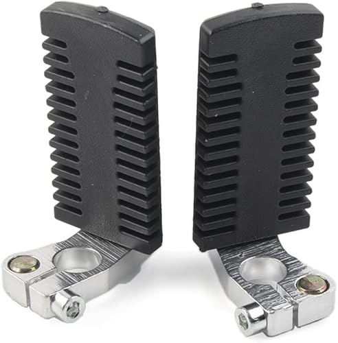 Miniatura 4 de FSFY - Pinzas de pie negras para motocicleta, abrazaderas de pie para bicicletas de 43 cc, 47 cc, 49 cc, 2 tiempos, para quads de bolsillo, para