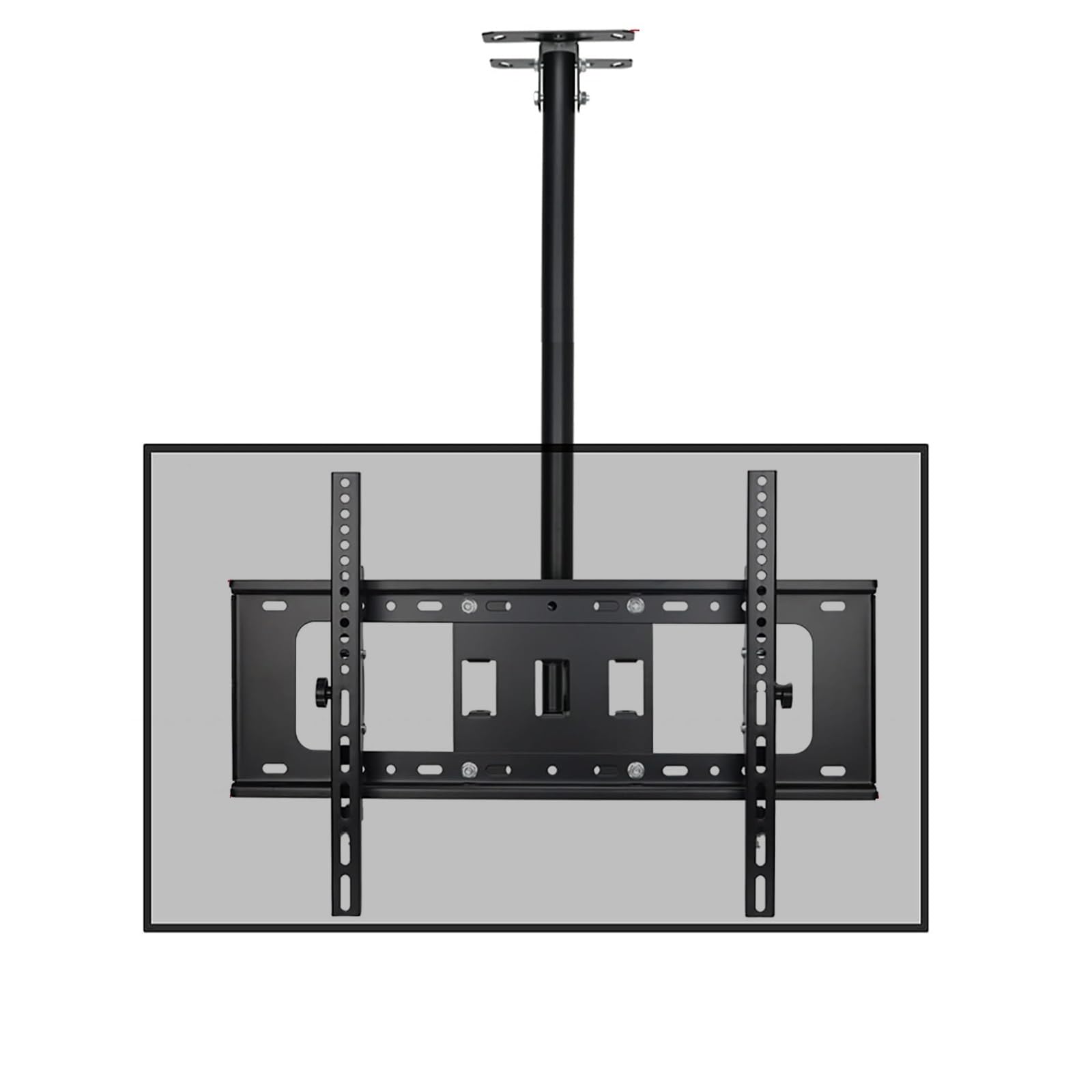 Support TV plafond réglable et inclinable pour écran de 14 à 55 pouces