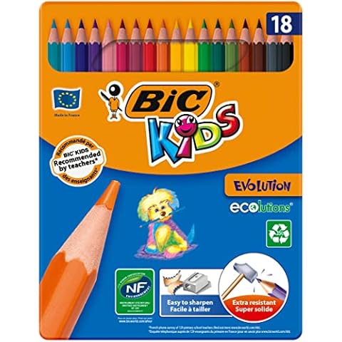 Bic Kids ECOlutions Colouring Pencils in Metal Box Cover
