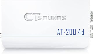 CT Sounds ATv2-200.4D 4-Channel 1360-Watt Class D Competition Car Amplifier