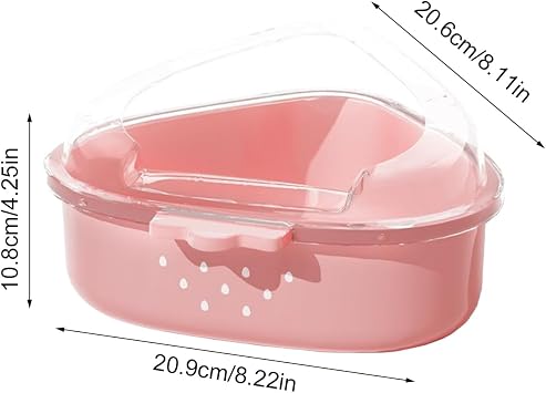 Hamster Bath Tub SmallAnimalBeddingLitterPetBathtubGroomingCleaningToilet