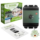 ISOTRONIC® Répulsif Anti-Oiseaux à ultrasons, à Piles deterrer, Peur des Pigeons