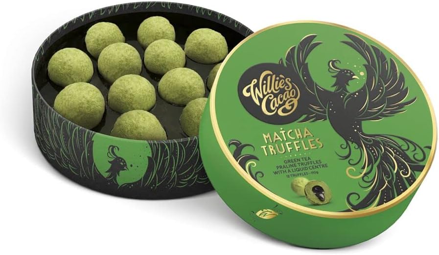 Willie's Green Tea Chocolate Truffles - 110g