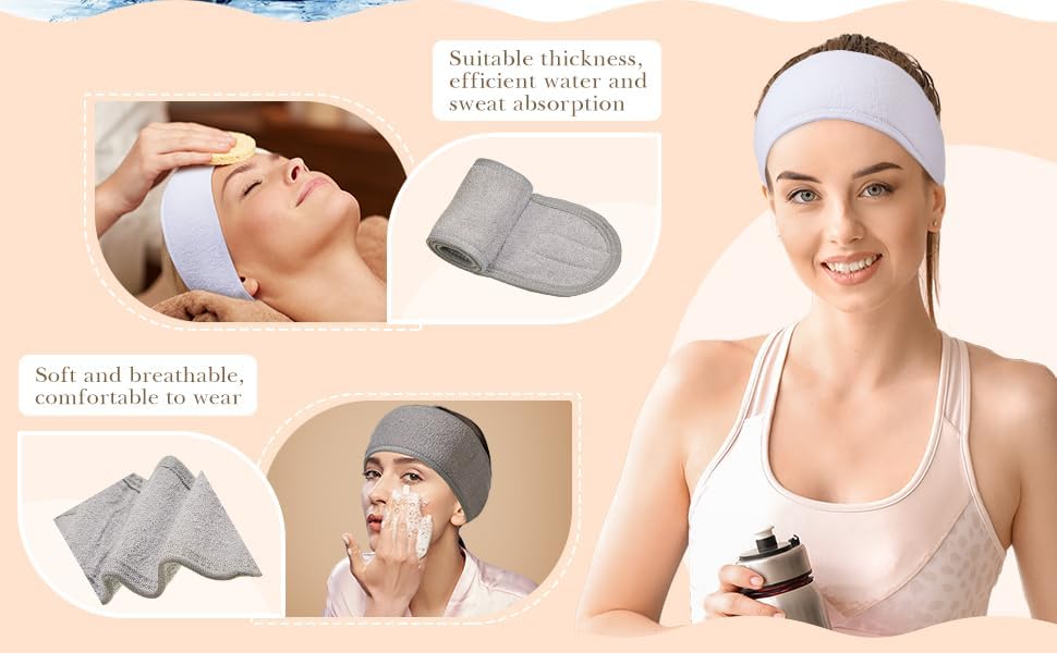 Image of Facial Brush Bowl Kit, 2 Face Cleaning Sponges, Facial Headband | Beauty Salon Spa Professional Styling Hair Dye Color Mixing Bowl, Face Pack Brush, Makeup Puff, Face Wash Headband Women (5pcs)